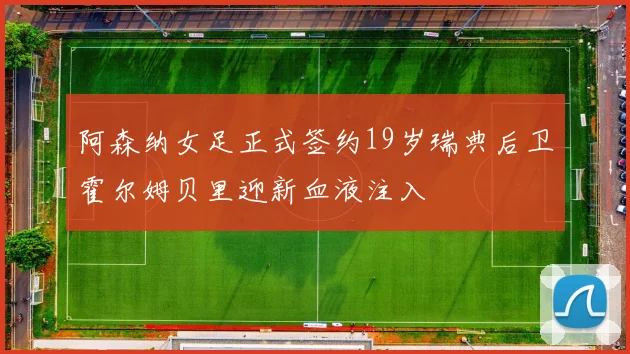 阿森纳女足正式签约19岁瑞典后卫霍尔姆贝里迎新血液注入